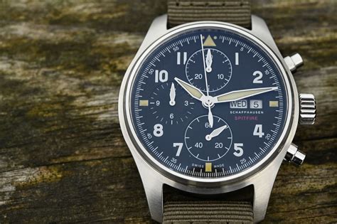 iwc spitfire chronograph lug to lug|iwc pilot spitfire.